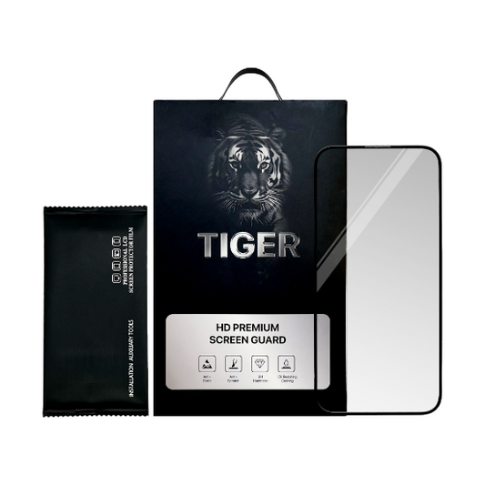 Tiger Definition Anti Peeping Tempered Glass Screen Protector For iPhone 16 Pro Max